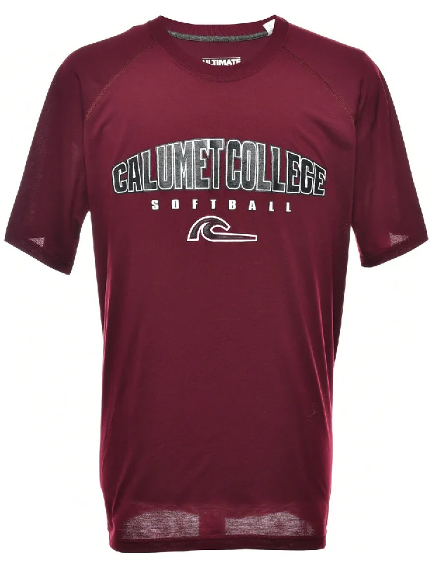Adidas Calumet College Sports T-shirt - XL Dapper Women's Bow - adorned