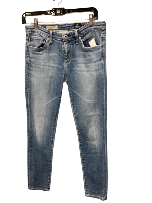 Jeans Skinny By Adriano Goldschmied In Blue, Size: 2 Compression