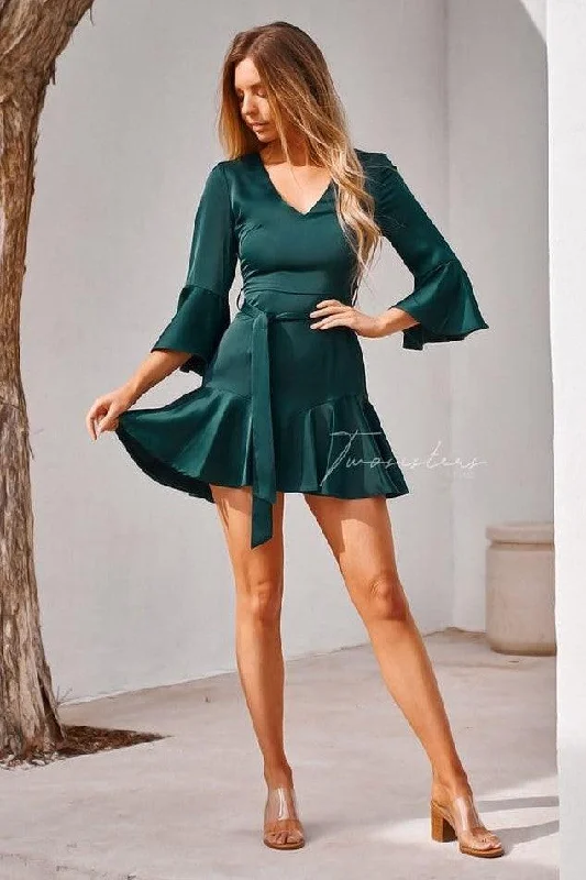 Constance Dress - Green Athletic Women's 