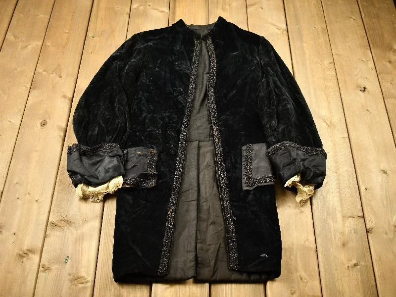 Vintage 1800s Victorian Antique Trench Coat Jacket Stylish Women's Tropical 