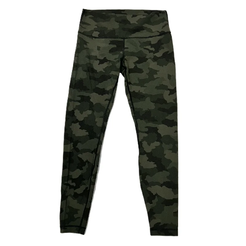 Athletic Leggings By Lululemon In Camouflage Print, Size: M Classic Women's Pin - striped