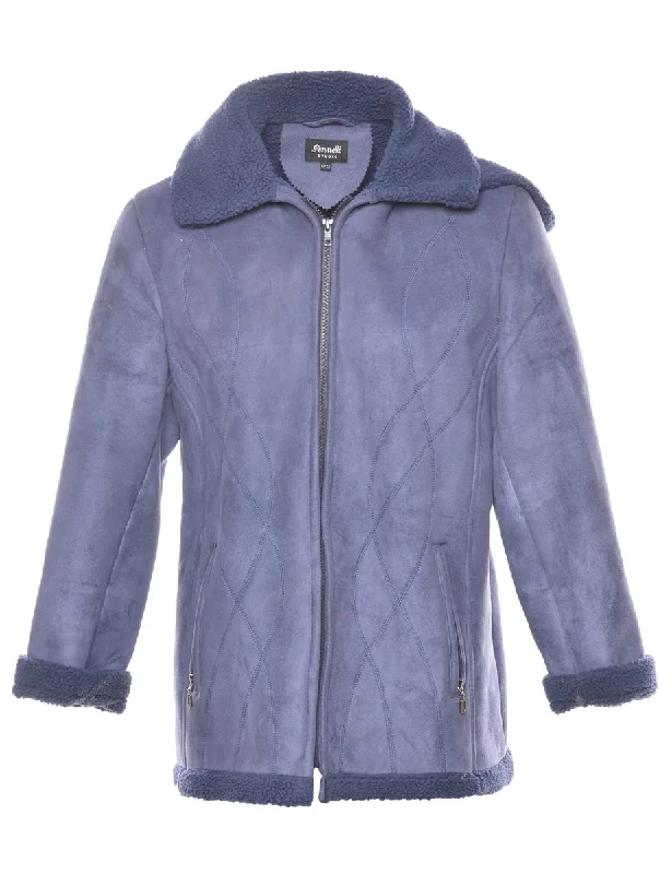 Purple Jacket - M Stylish Women's Neon