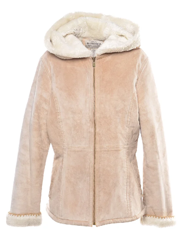 Suede Shearling Lining Coat - M Street