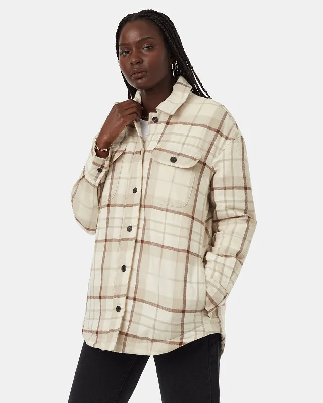 Kapok Flannel Insulated Jacket Vacation