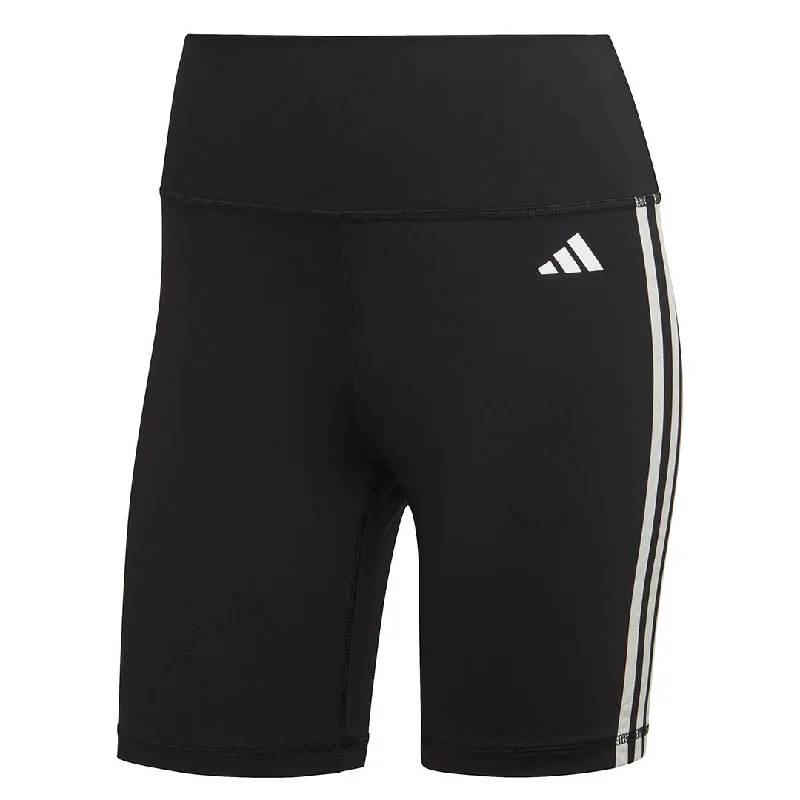 adidas - Women's Training Essentials 3 Stripes High Waisted Short Tights (HK9964) Athletic Women's High - 