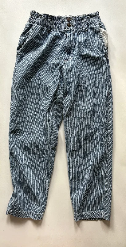 Jeans Straight By Universal Thread In Striped Pattern, Size: 8 Modern Women's Tech