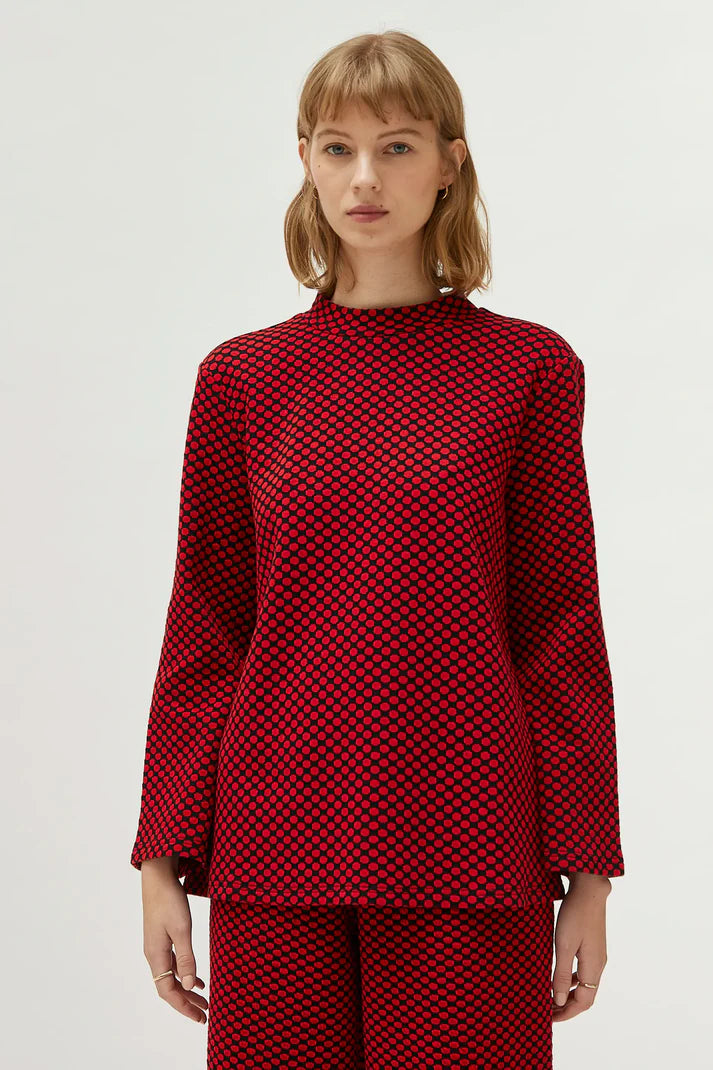 Red Dots Top Monochromatic All - in - one