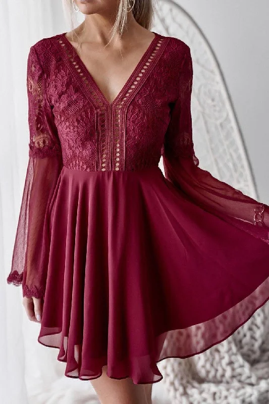 Bethany Dress - Red Casual Women's Japanese 
