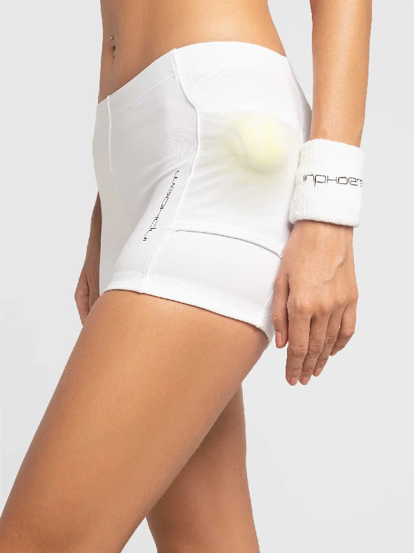 Tennis Ace Shorts - White Casual Women's Japanese 