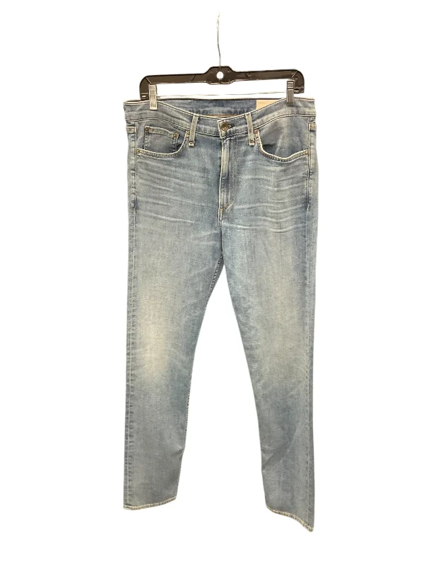 Jeans Designer By Rag & Bones Jeans In Denim, Size: 12 Geometric