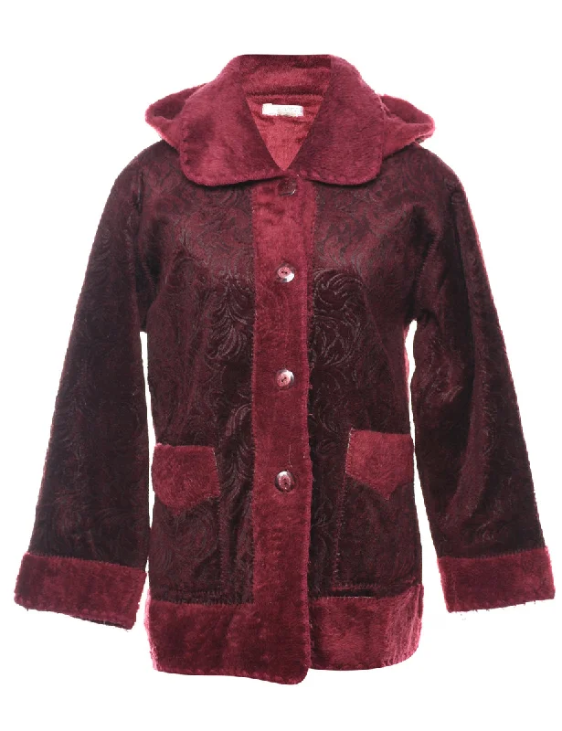Hooded Coat - L Earthy Women's 