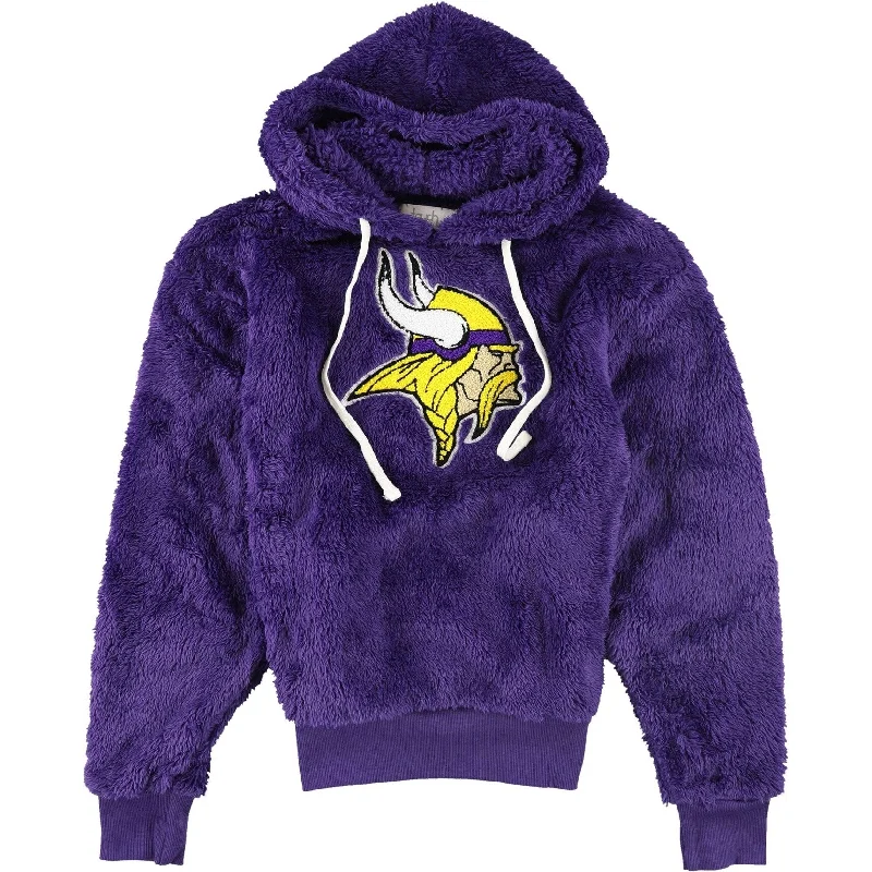 Touch Womens Minnesota Vikings Hoodie Sweatshirt, Purple, Medium Geometric