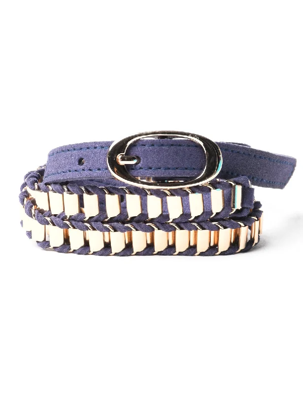 Navy Fashion Belt - M Refined Women's 