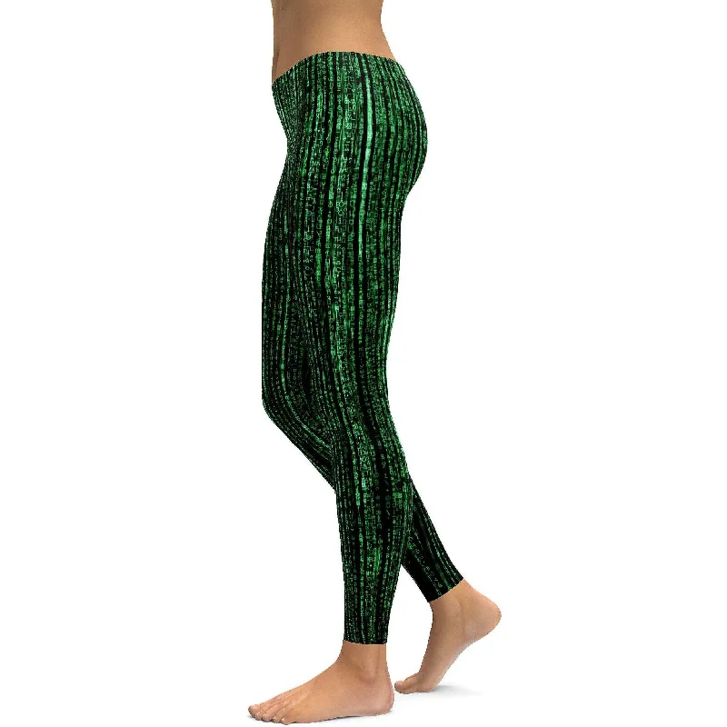 Matrix Inspired Leggings Modern Women's Tech