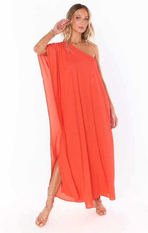 Tropez Maxi ~ Bright Red Elegant Women's Formal 