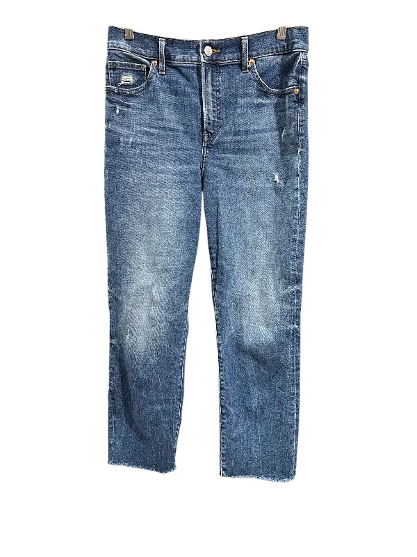 Jeans Straight By Express In Blue Denim, Size: 8 Casual Women's Japanese 