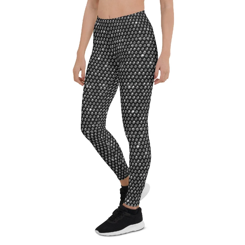 Midnight Bedazzled Print Leggings Casual Women's Japanese 