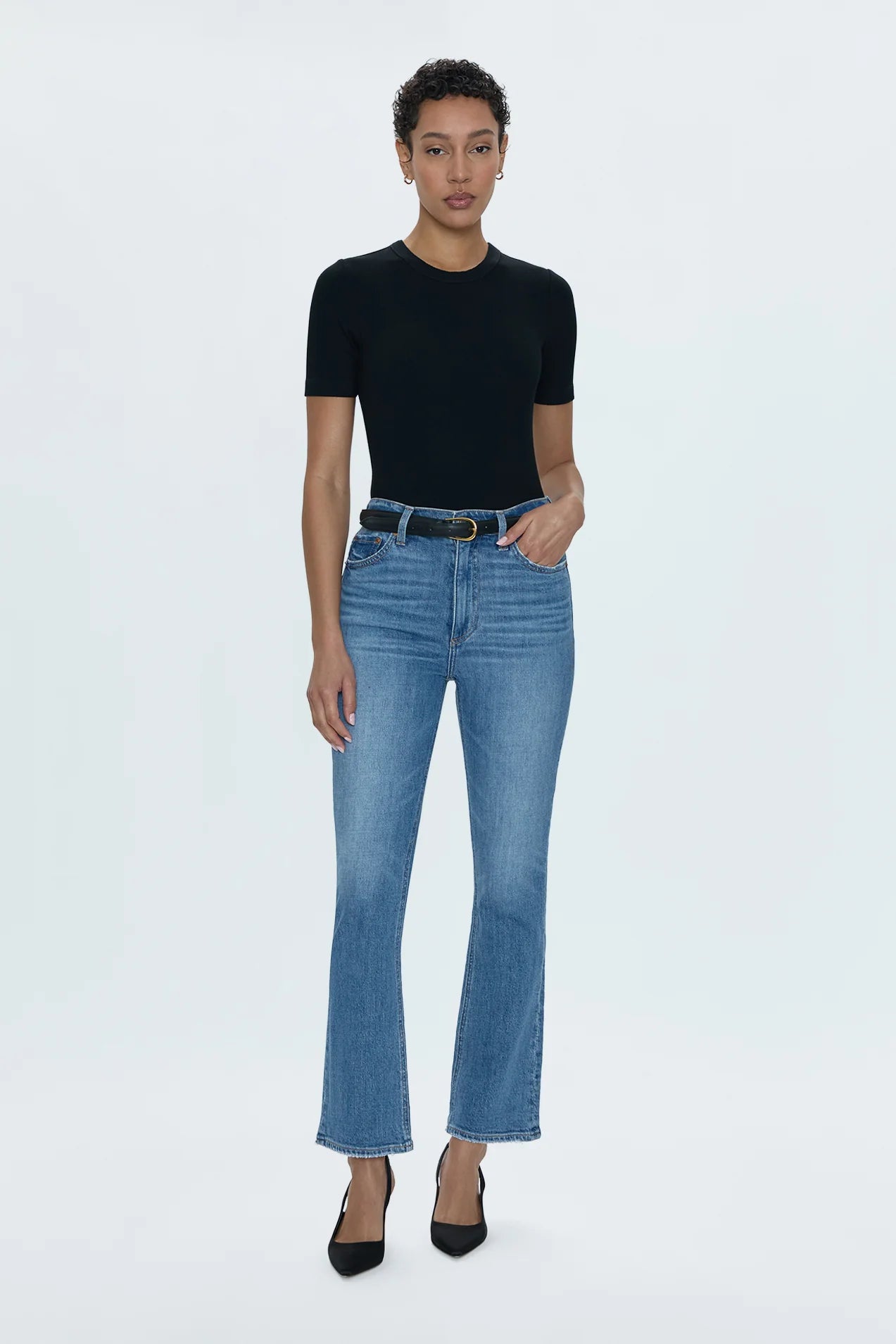 KRISTA HIGH RISE SLIM BOOT Refined Women's Velvet