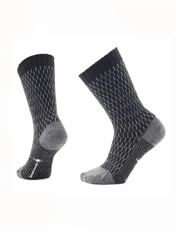 Everyday Cozy DigiTick Crew Sock, Charcoal Elegant Women's 