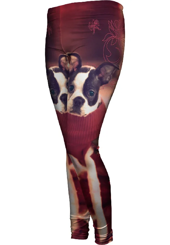 French Bulldog Sweater Casual Women's Japanese 