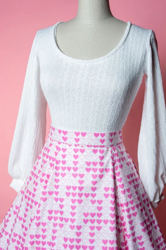 Grace Top - Cable Knit, White Laid - back Women's Vibe