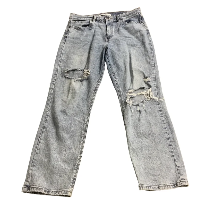 Jeans Straight By Clothes Mentor In Blue Denim, Size: 10 Youthful Women's Pop