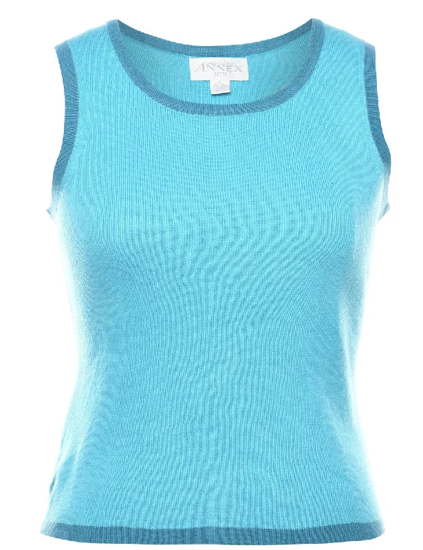 Blue Vest - S Refined Women's Classic 
