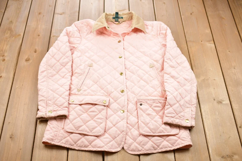 Vintage 1990s Lauren Ralph Lauren Quilted Jacket Casual Women's Japanese 