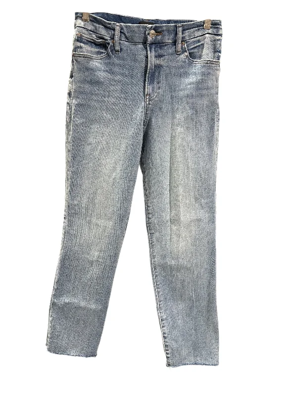 Jeans Straight By Express In Blue Denim, Size: M Australian Beach