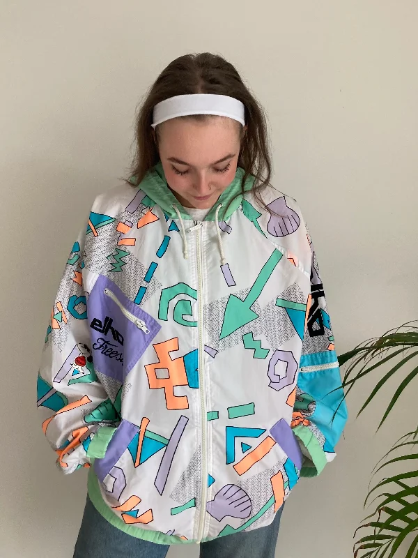 Pastel Print Sports Jacket (L) garde