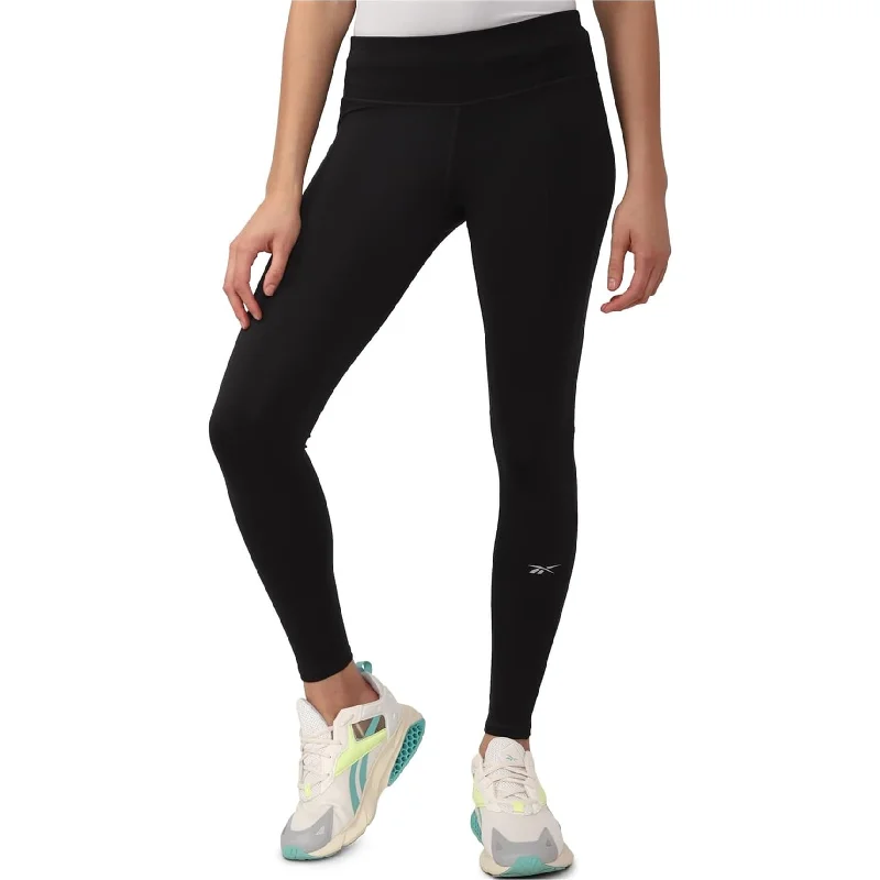 Reebok Womens Running Essentials Compression Athletic Pants, Black, X-Small Refined Women's Classic 