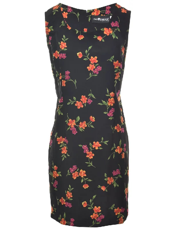 Floral Dress - M Cozy Women's Winter