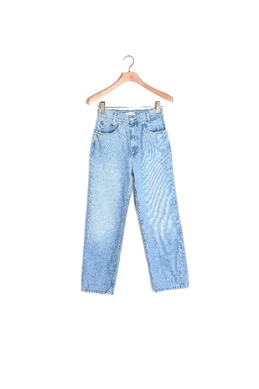Jean droit taille basse Sleek Women's 