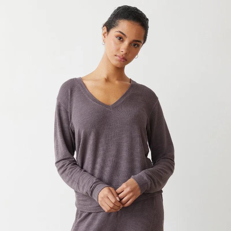 Supersoft V Neck Long Sleeve purpose