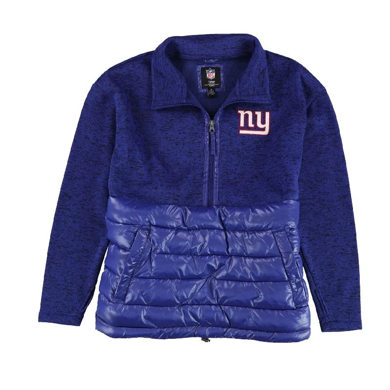 NFL Womens New York Giants Sweatshirt, Blue, Medium Elegant Women's Formal 