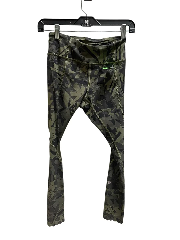 Athletic Leggings By Lululemon In Camouflage Print, Size: 2 Elegant Women's Formal 