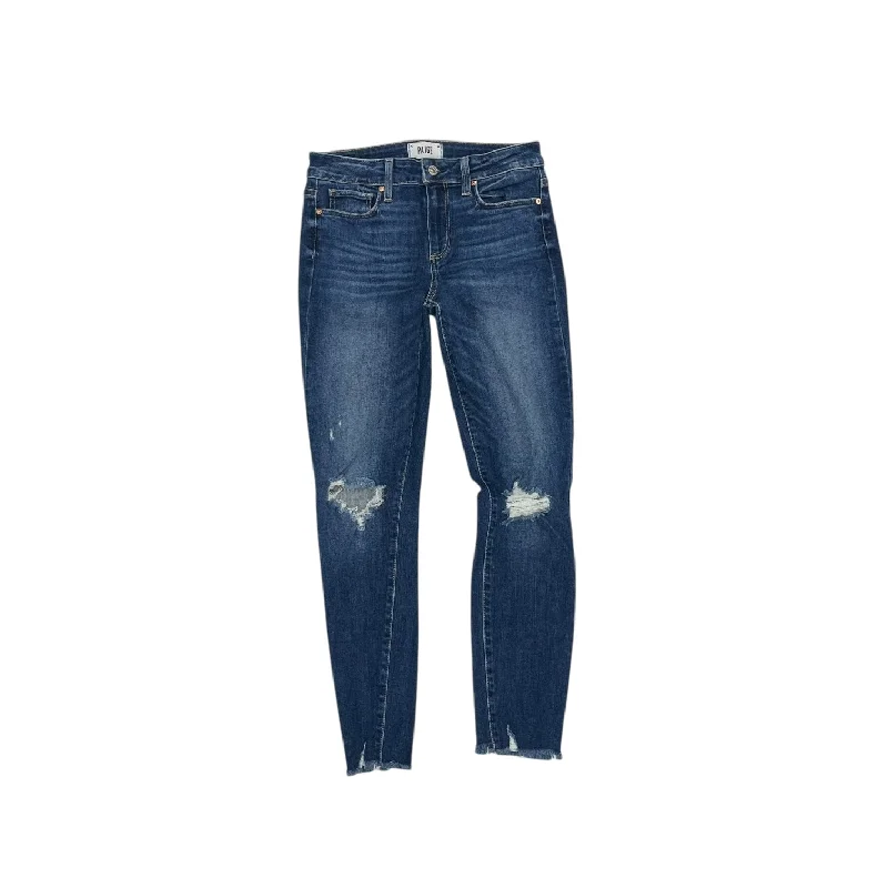 Jeans Skinny By Hudson In Blue Denim, Size:4 Elegant Women's 