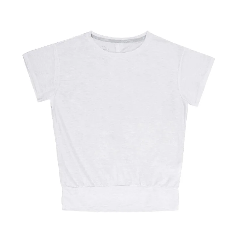 Asics - Women's Open Back Short Sleeve T-Shirt (2032C269 100) Practical Women's Quick - dry