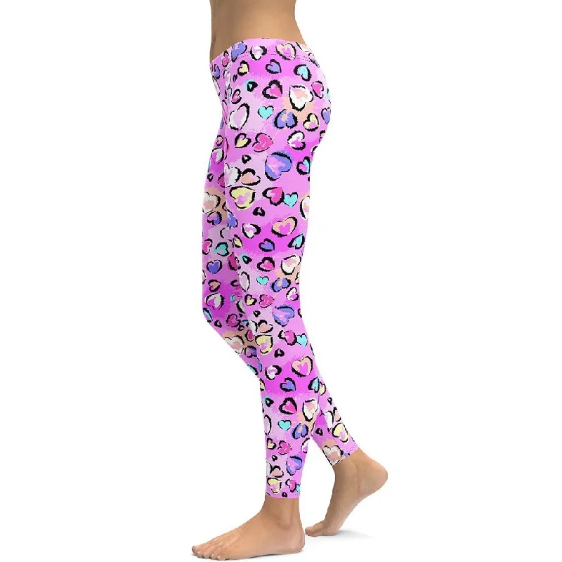 Artsy Heart Leggings Street