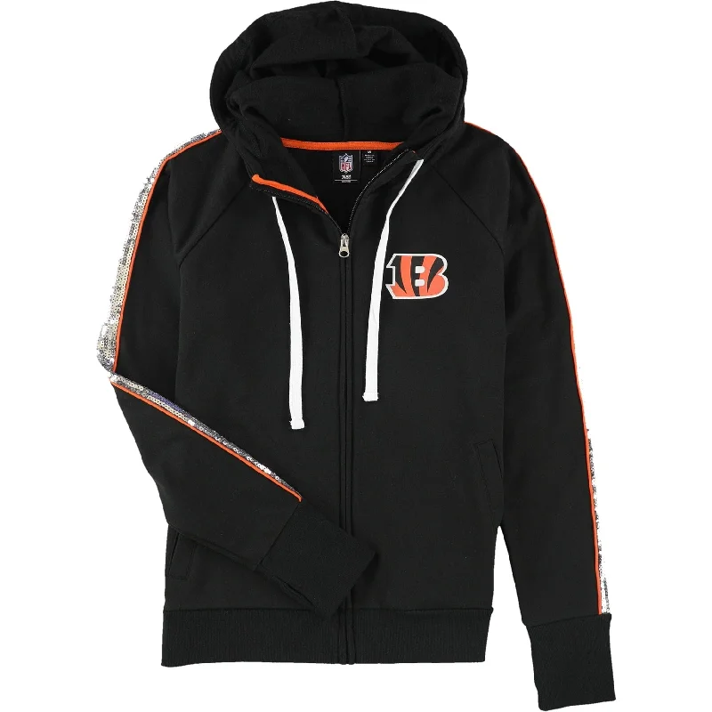 NFL Womens Cincinnati Bengals Hoodie Sweatshirt, Black, Medium Cool Women's Distressed NFL Womens Cincinnati Bengals Hoodie Sweatshirt, Black, Medium Cool Women's Distressed