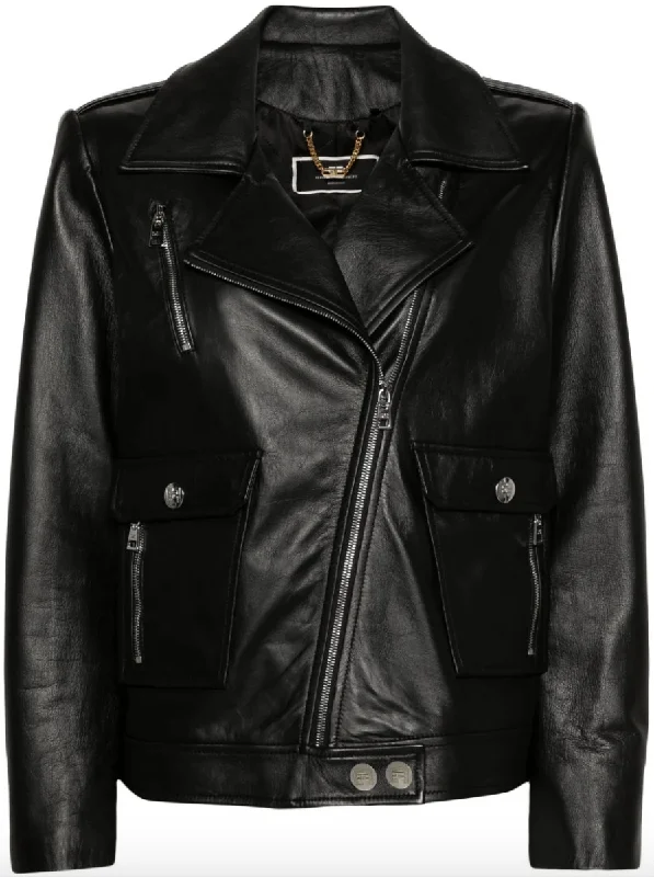 leather biker jacket Earthy Women's 
