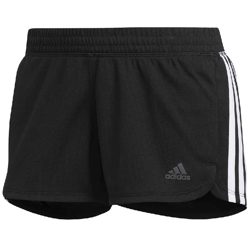 adidas - Women's Pacer 3 Stripes Knit Shorts (DU3502) Sustainable Organic