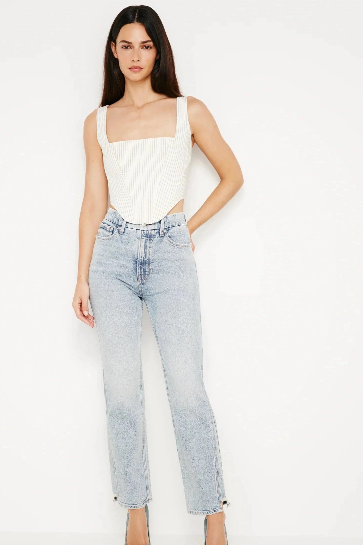 GOOD AMERICAN GOOD CURVE STRAIGHT Sharp Women's Italian