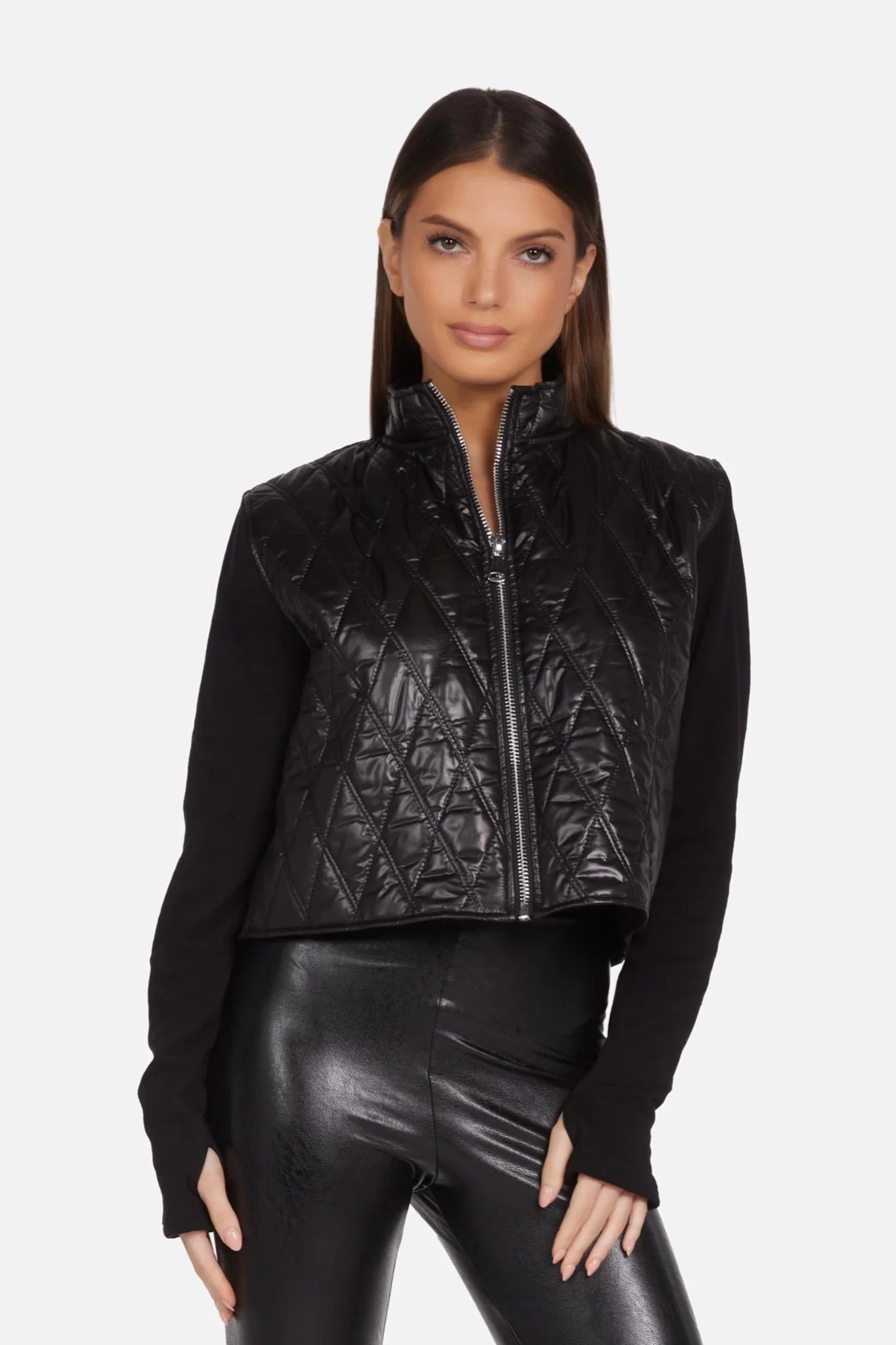 Michael Lauren Ezequiel Quilted Zip Earthy Women's 