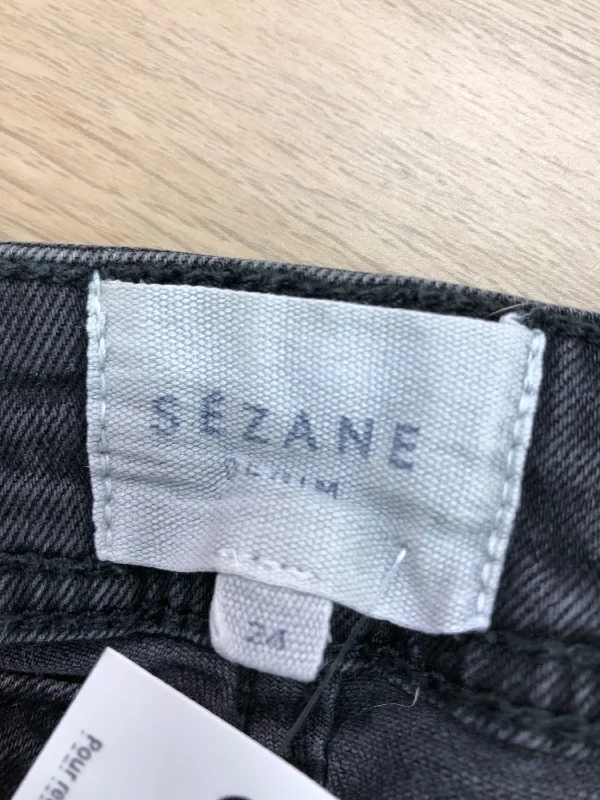 Jean droit Sézane Cool Women's Distressed
