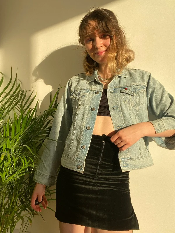Vintage Tommy Hilfiger Denim Jacket (M) Trendy Women's 