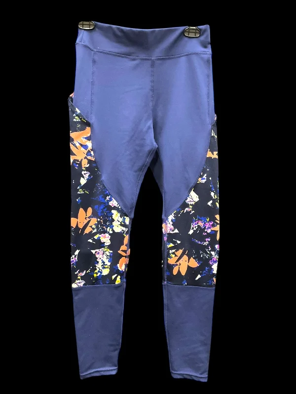 Athletic Leggings By Clothes Mentor In Navy, Size: M Country