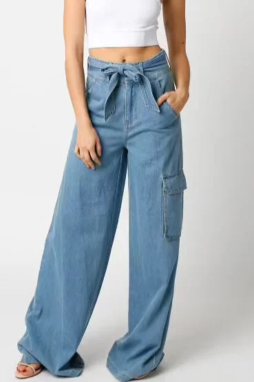 FREYA DENIM PANTS Contemporary 