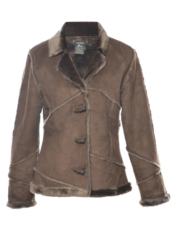 Eivissa Cropped Coat - M Tough Women's Military - inspired