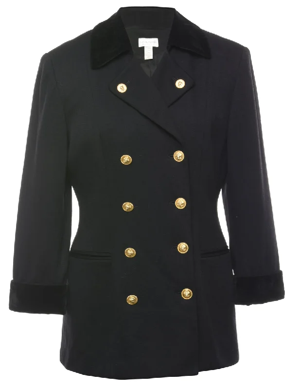 Double Breasted Coat - M Sharp Women's Italian